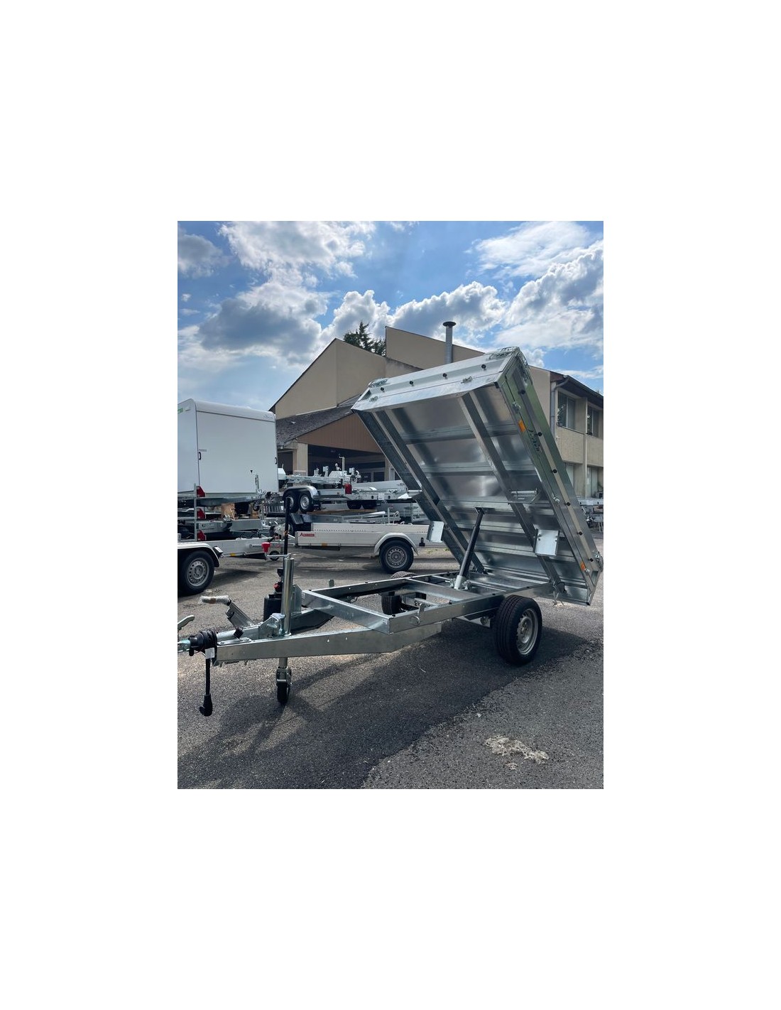 Remolque Benne 1300 kg 256 x 148 LIDER 42575 PTC 750/1350 kg - Imagen 9