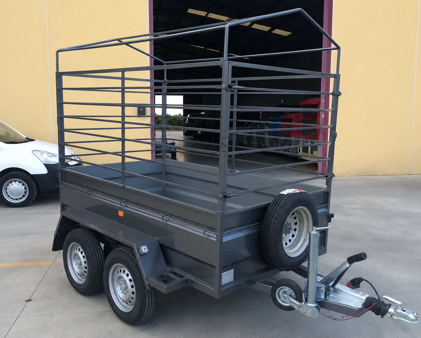 Remolque 2 ejes 2.200 x 1.500 x 500 – Reforzado – Mma 750 kg Remolque 2 ejes 2.200 x 1.500 x 500 – Reforzado – Mma 750 kg - Imagen 1
